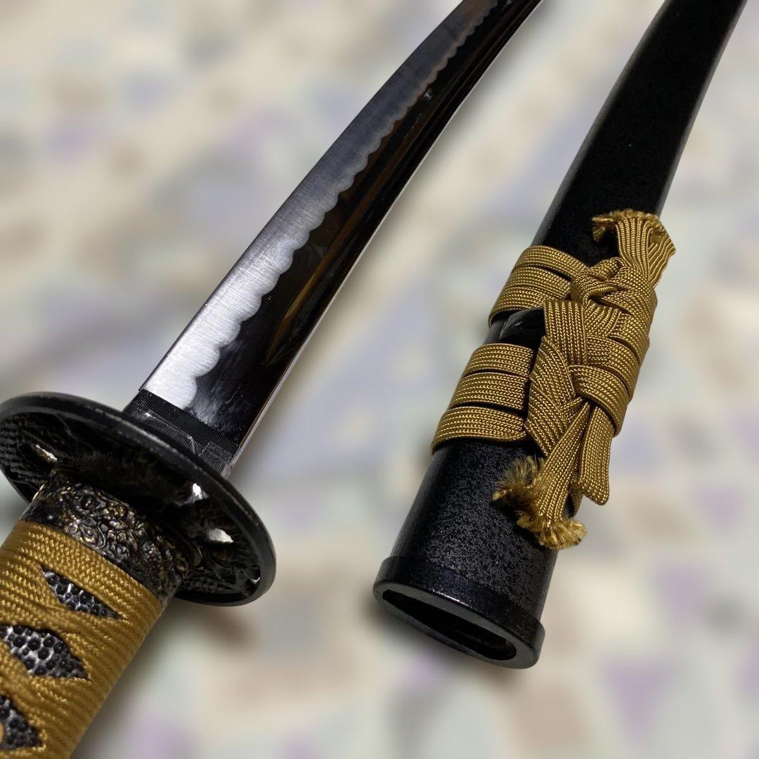 高級模造刀 近藤勇拵え 長曽根虎徹 金茶柄