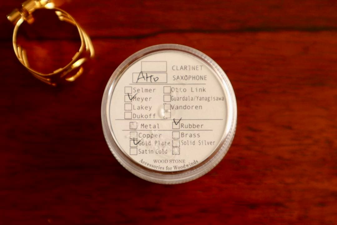 ウッドストーン アルトサックス用リガチャー(メイヤーラバー用GP)