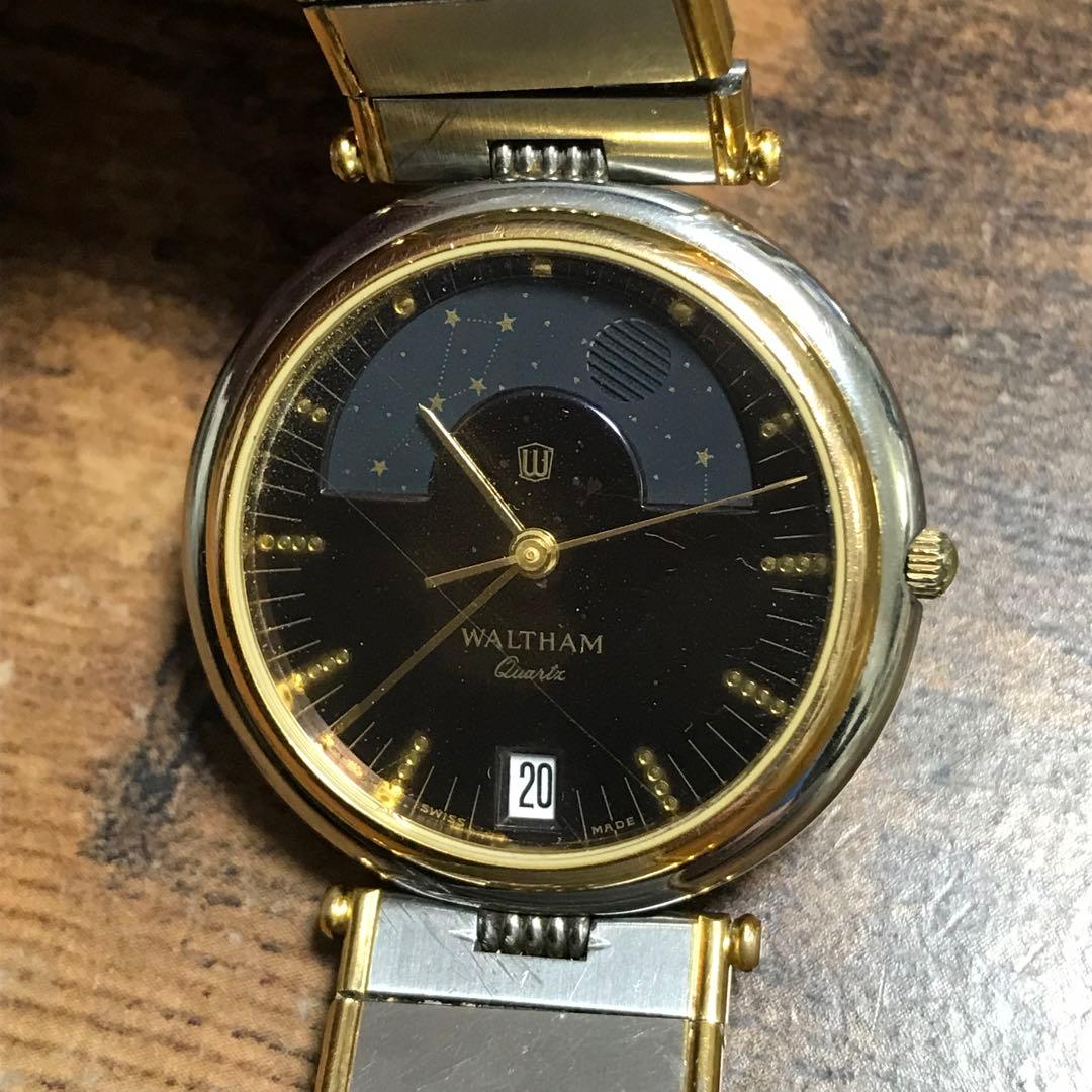 WALTHAM SWISS メンズ　腕時計。。