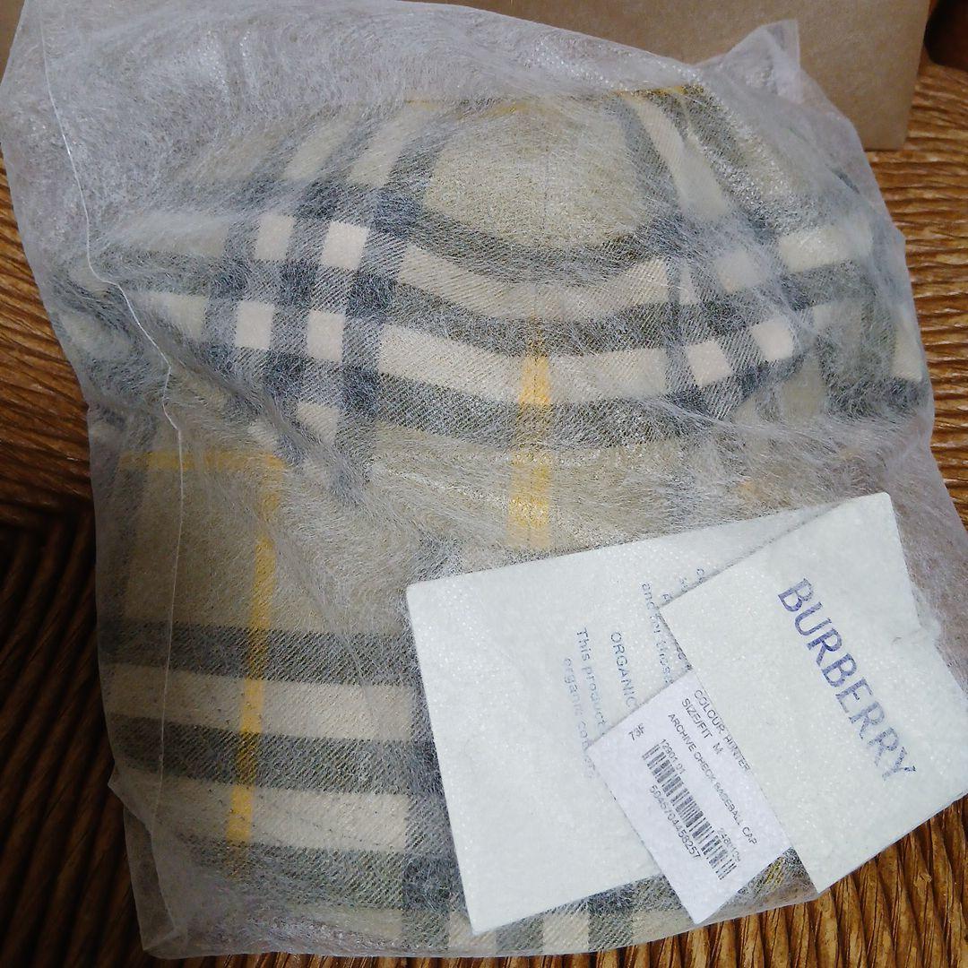 新品未使用☆BURBERRYバーバリーキャップ☆ メンズ＆レディース 55〜57