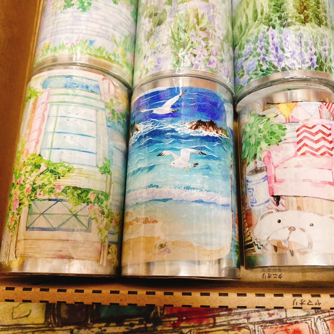 海外マスキングテープ巻売りまとめ売り 風景マスキングテープセット③