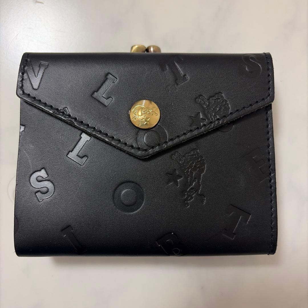 【新品未使用】IL BISONTE イルビゾンテ 牛革 二つ折り財布 イタリア製