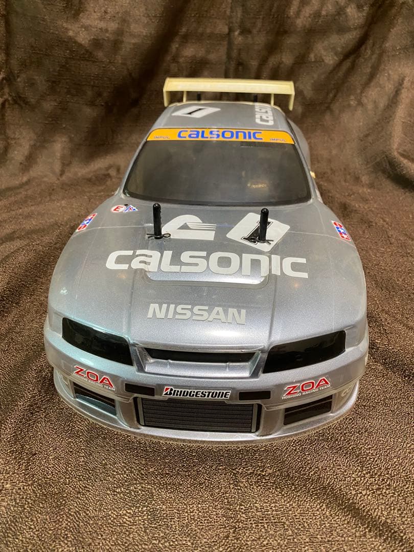 タミヤ　希少　Calsonic スカイラインGT-R TL01シャーシ