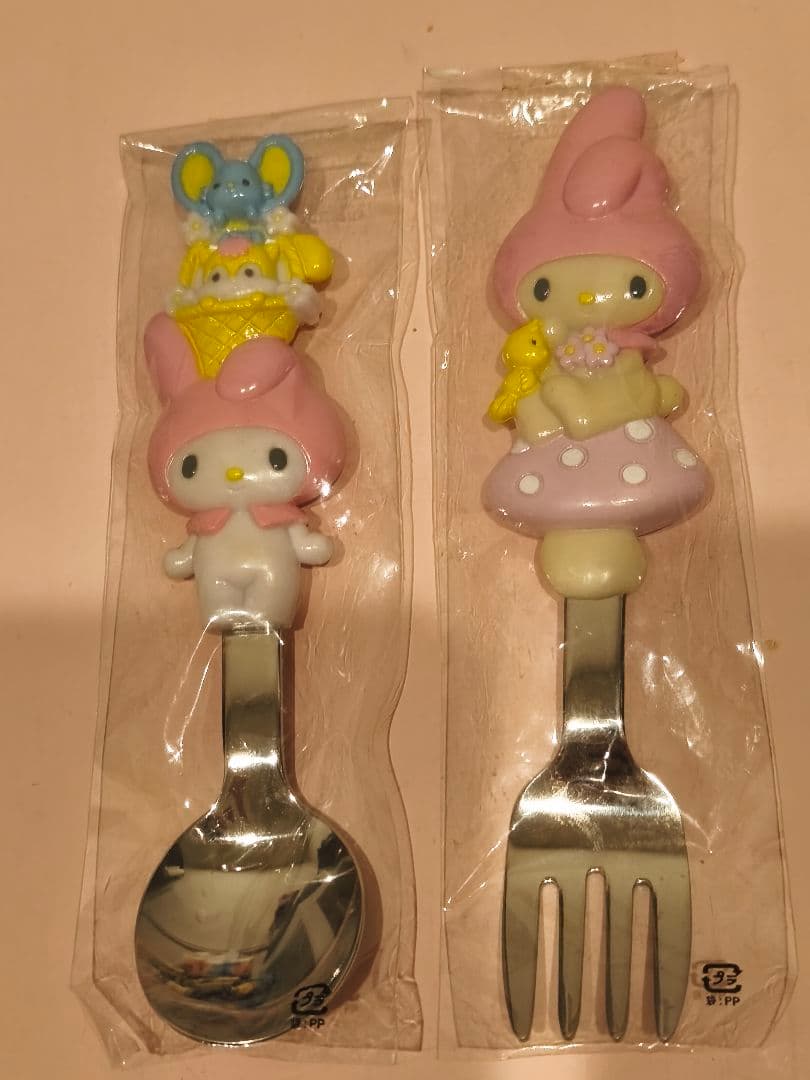 サンリオ　平成レトロ　マイメロディ　フラットくん　フォーク　スプーン　セット