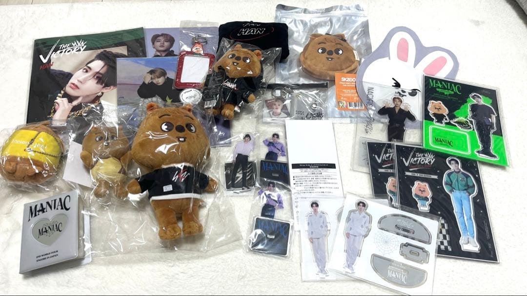 straykids ハンジソン　ハン　クウォッカ　グッズ アクスタ　ぬいぐるみ