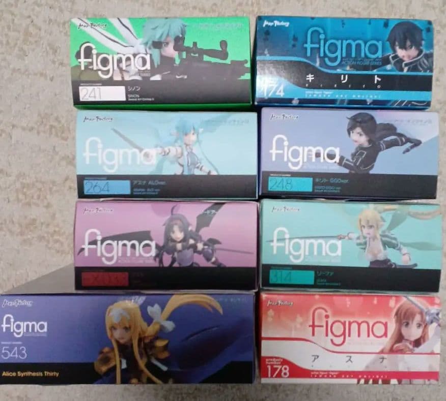 figma ソードアートオンライン SAO 8体セット