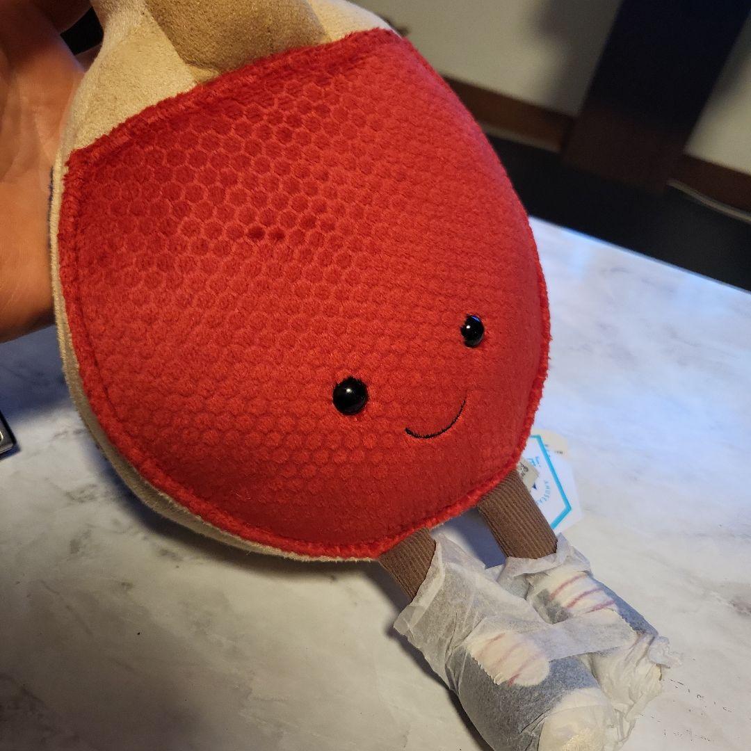  卓球ラケット　ぬいぐるみ