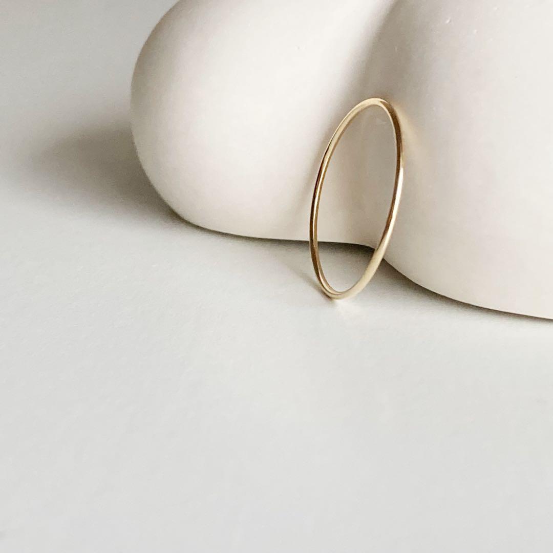 大特価‼️早いもの勝ち！新品 日本製 高品質 18金 K18 リング 13号