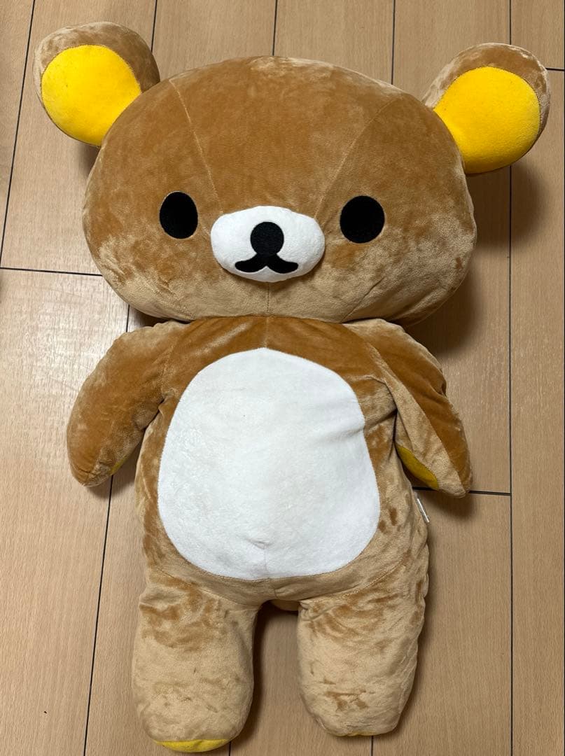 リラックマ ⭐︎特大ぬいぐるみ ファスナー付き