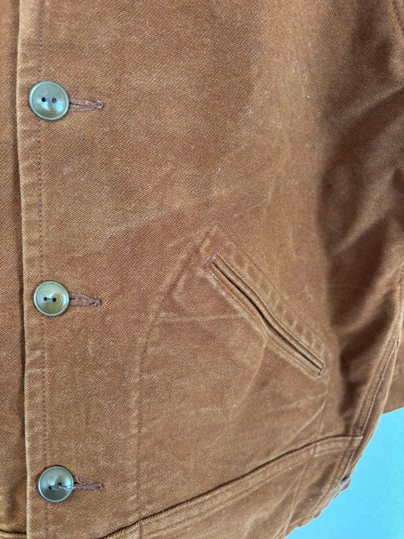 Tenderloinモールスキンブラウンジャケット