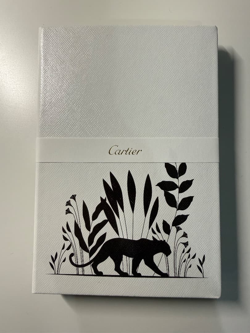 新品・未使用【Cartier カルティエ パンテール ノート 赤白 ２冊セット】