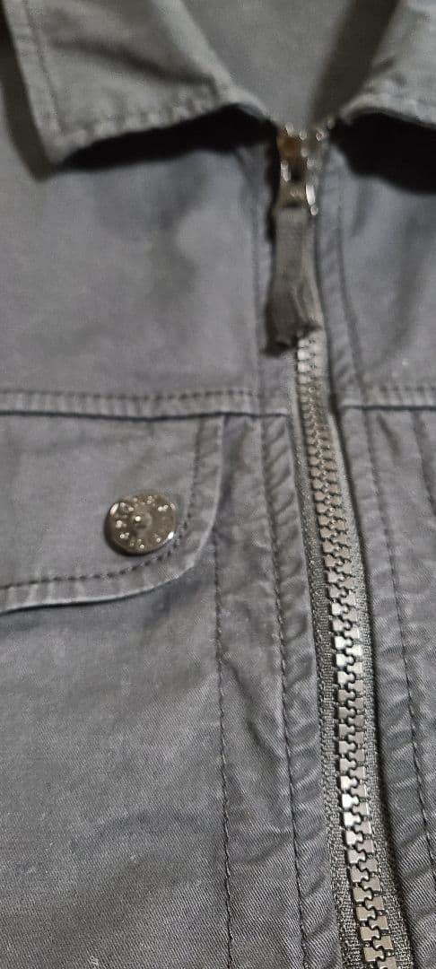 STONE  シャツ　ジャケット 黒　XL