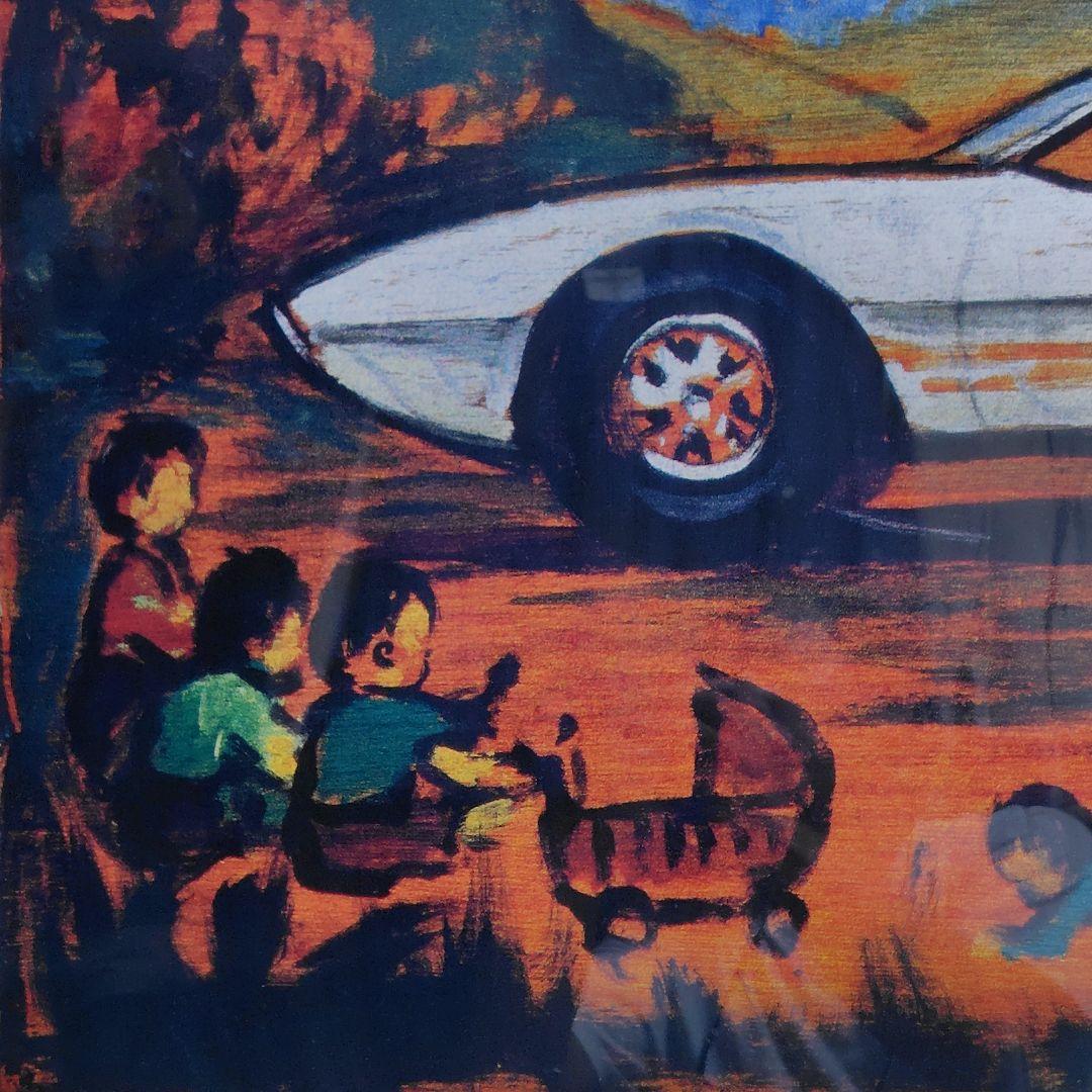 リトグラフ ジョルジェット・ジウジアーロ「夢見る子供達」 サイン 限定150部