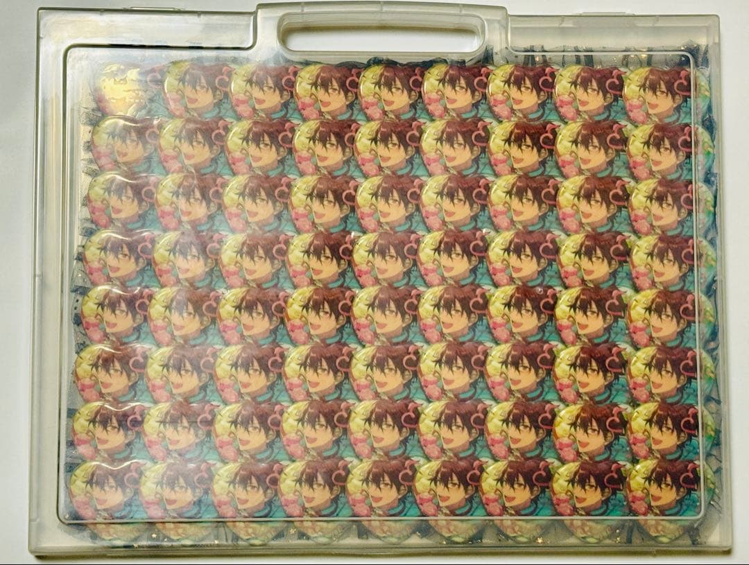 守沢千秋 ホワイトデー ハート缶バッジ A3