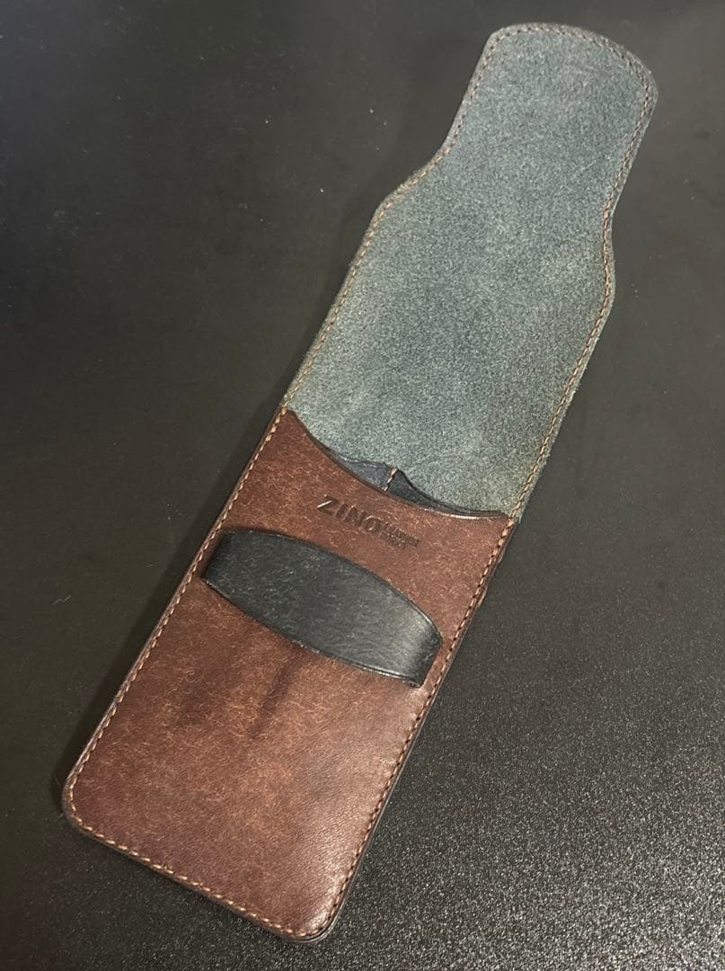 ZINO LEATHER WORKS 3本挿ペンシース