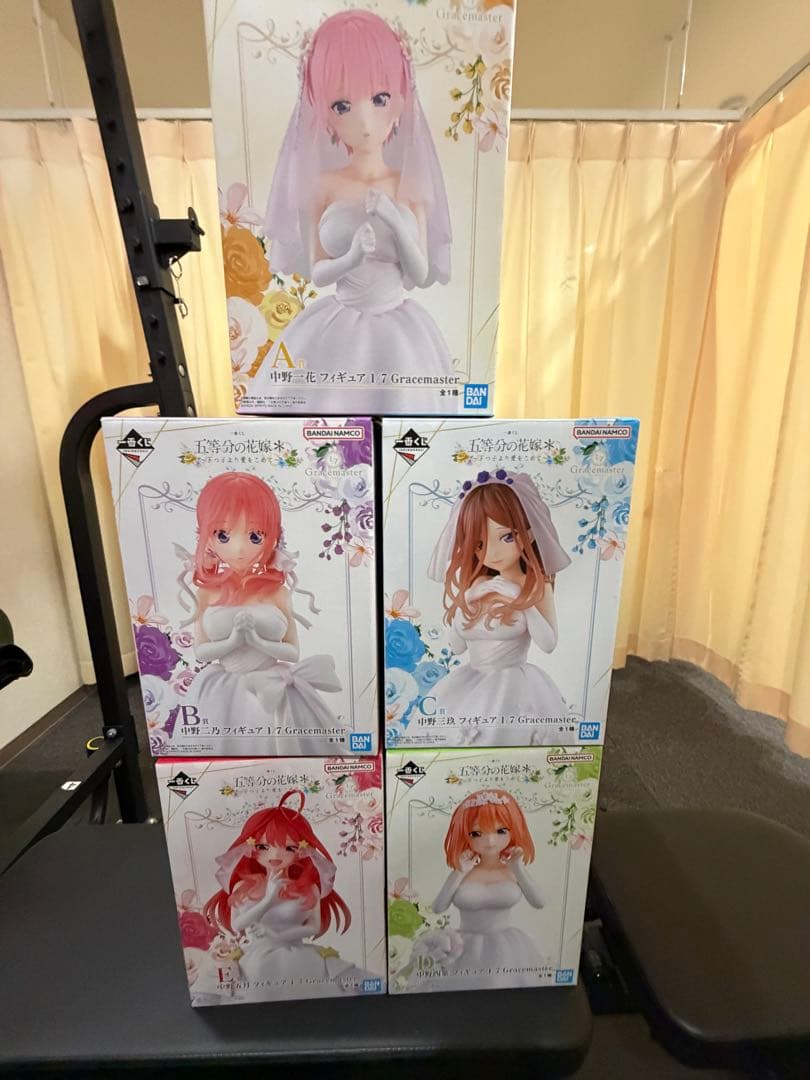 一番くじ 五等分の花嫁 ～五つ子より愛をこめて～ フィギュアコンプリートセット