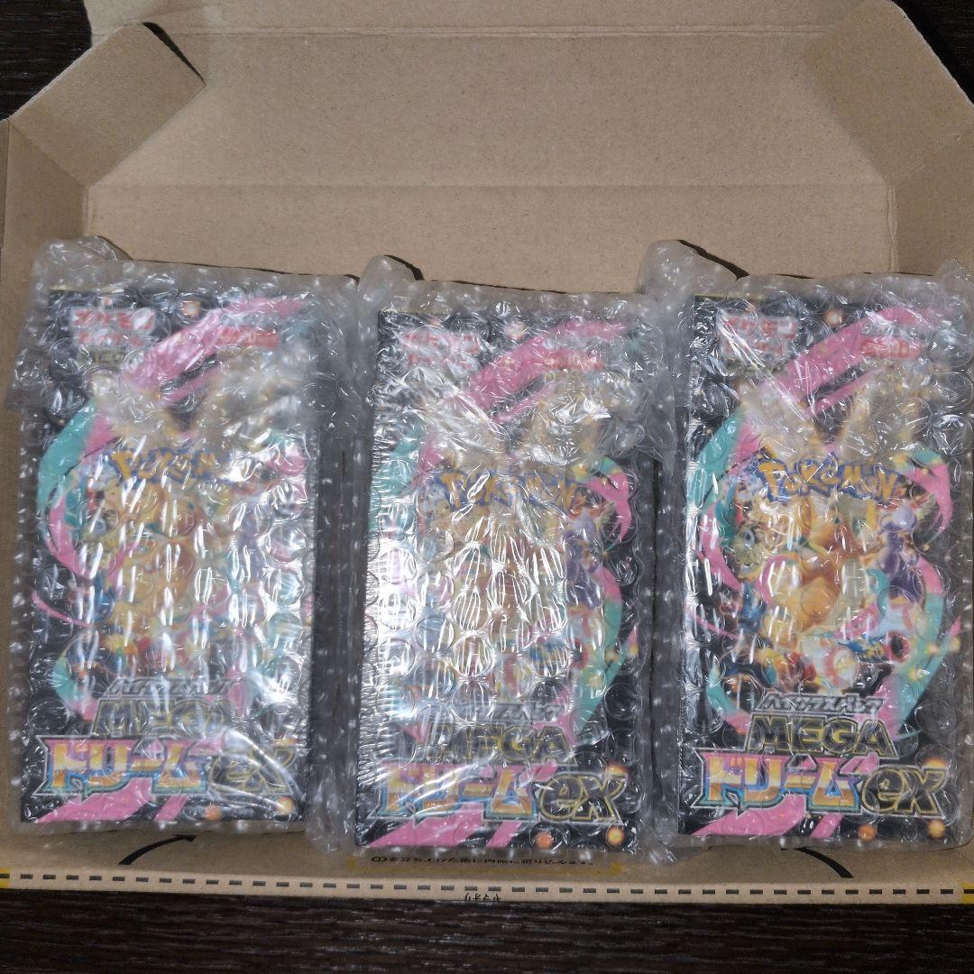ポケモンカード　MEGAドリームEX シュリンク付き　3BOX