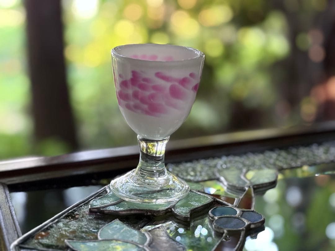 2165様感謝‼️氷コップ‼️かき氷召し上がれ‼️うす紅❌乳白　氷コップ 1客