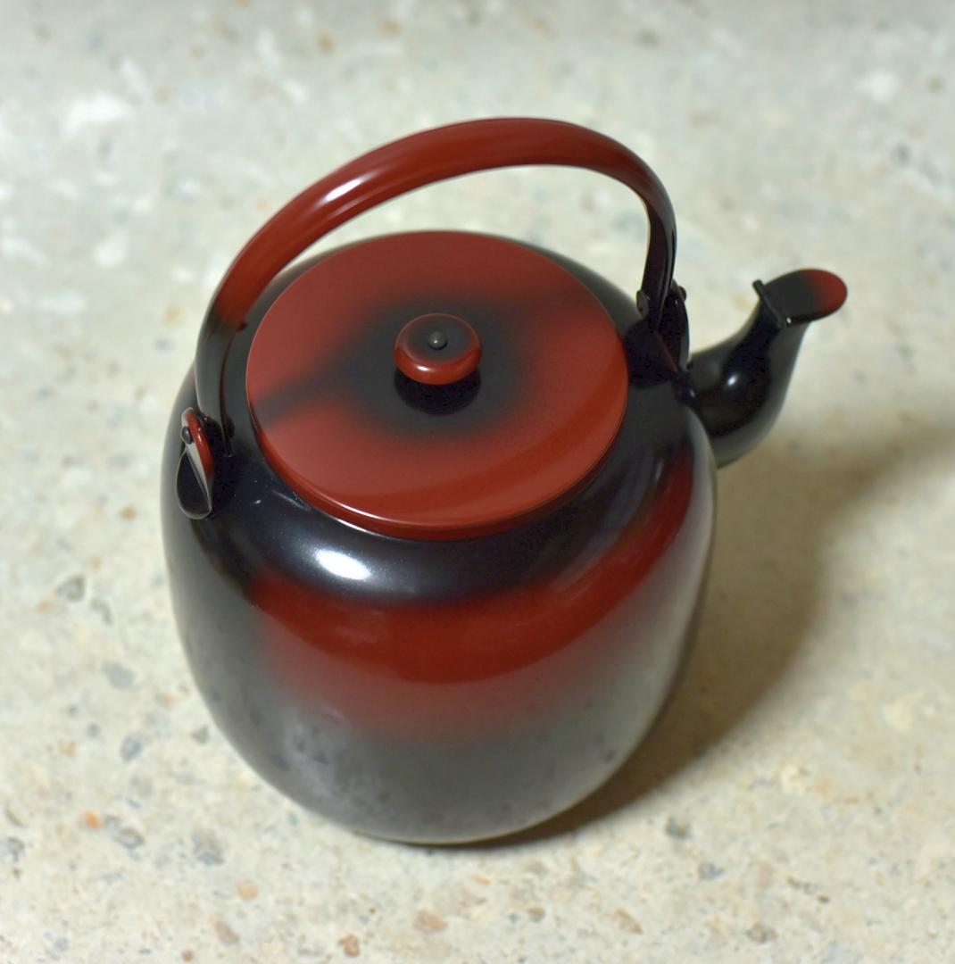 値下げ、一喜堂　腰黒水次　水指　【極上品】銅製　お茶道具/紙箱