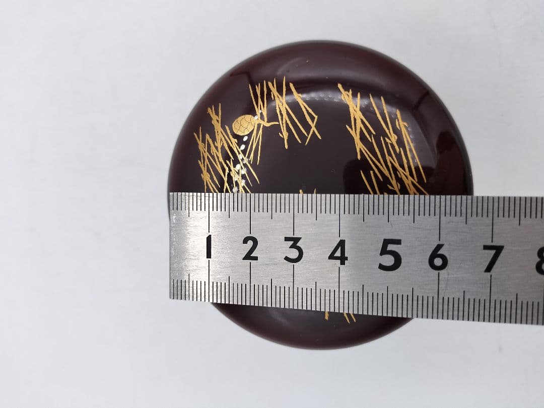 c641 棗 金輪寺 吹寄蒔絵 中村恭蔵 木箱 茶道具 古物