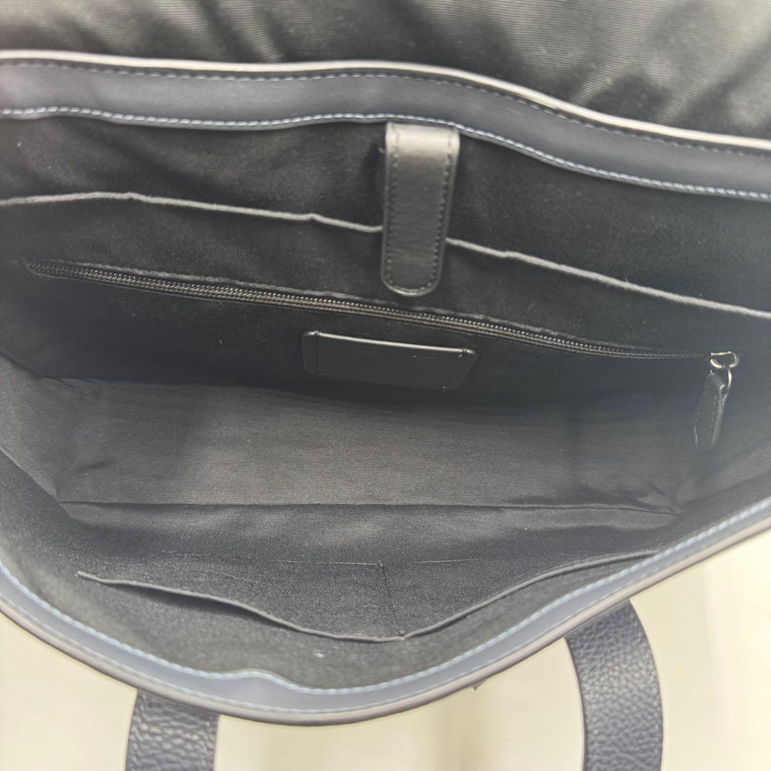 極美品✨ コーチ サリバン ブリーフケース 2way A4 レザー ネイビー