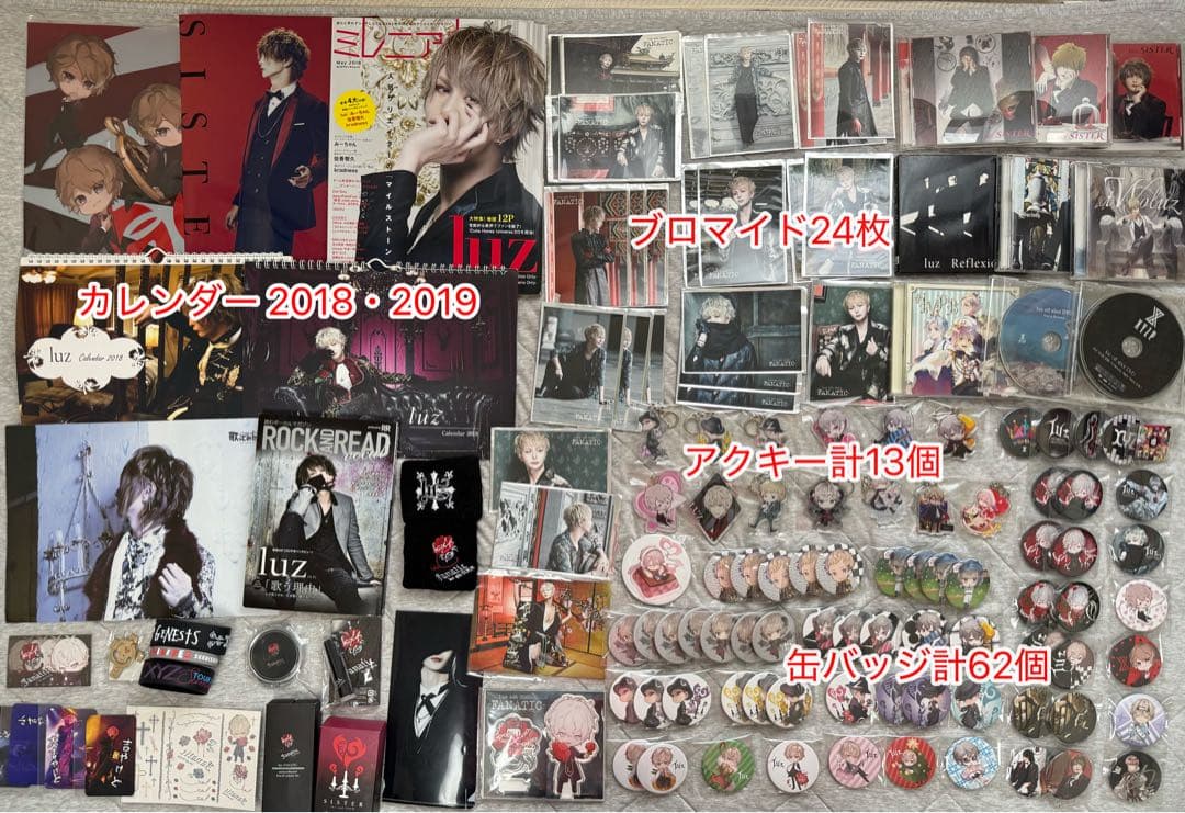 luzグッズ 134点 纏め売り サイン入りあり！