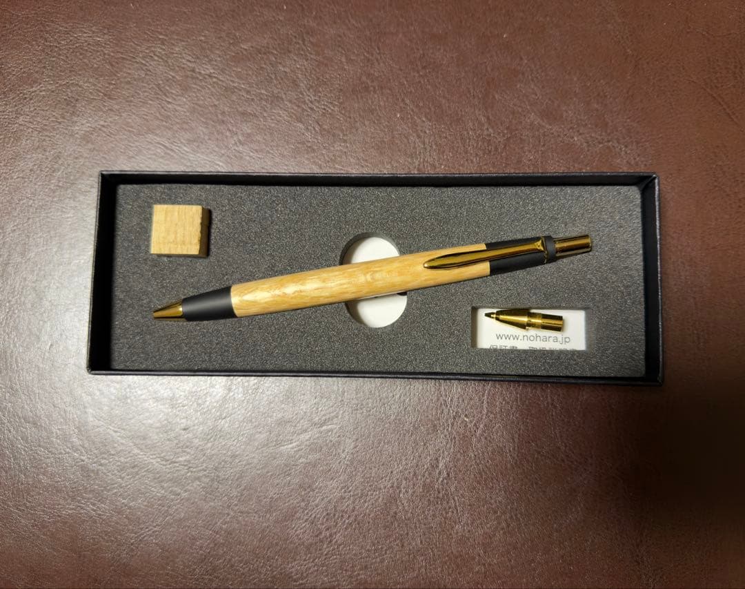 野原工芸　シャープペン樫