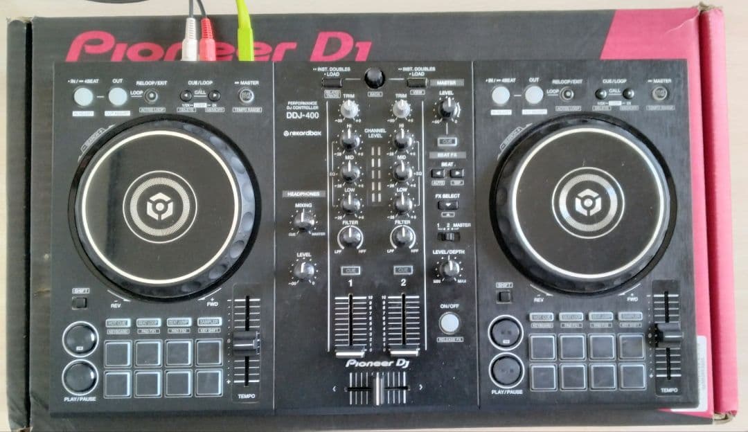 Pioneer DDJ-400 DJコントローラー 箱+ケーブル付