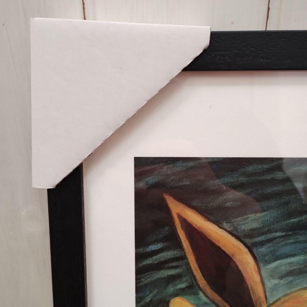 Sサイズ　イーブイ　ジクレー　ゴッホピカチュウ展 30cm×40cm