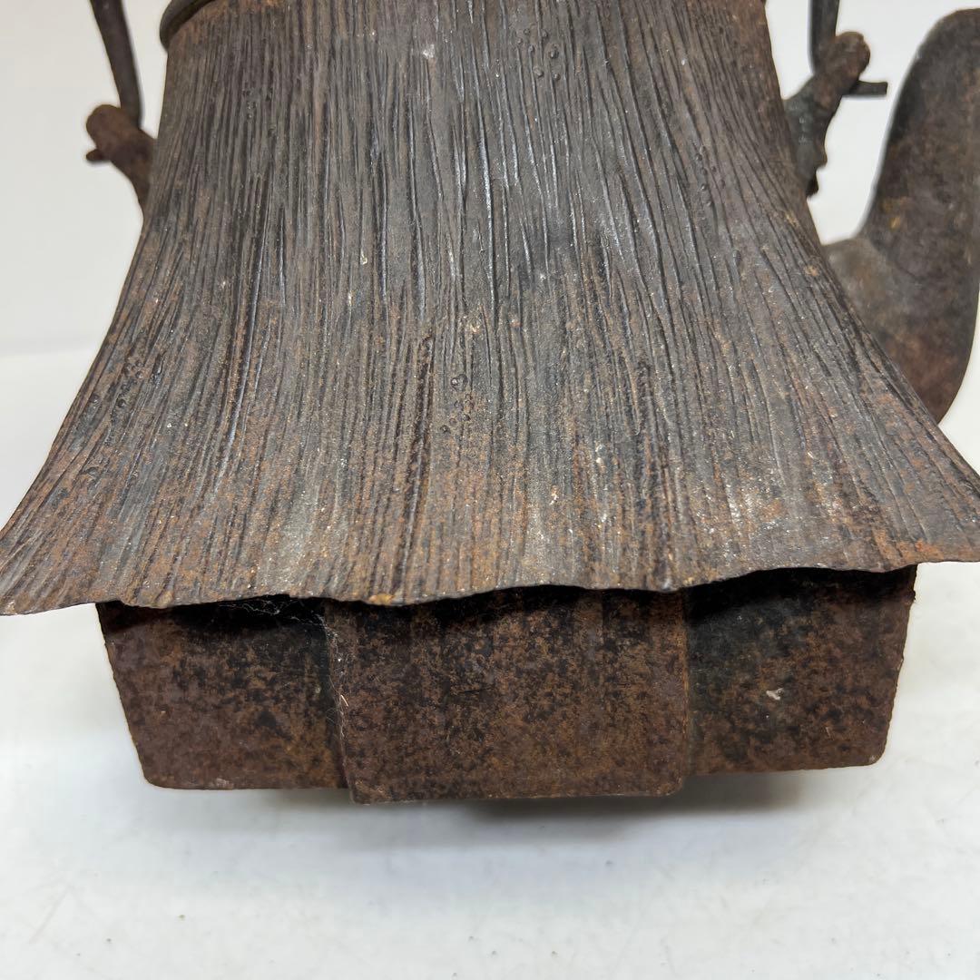 金龍堂　苫屋形鉄瓶　2630g/高さ約23㎝　東Y7-0905⭐︎2Fトコヒ