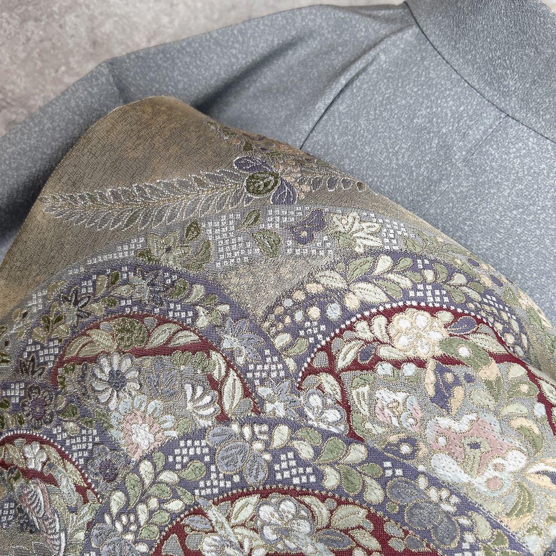 訪問着フルセット　辻ヶ花　着物　正絹　水色　華やか　入学式　卒業式