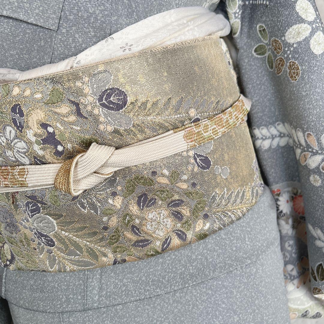 訪問着フルセット　辻ヶ花　着物　正絹　水色　華やか　入学式　卒業式