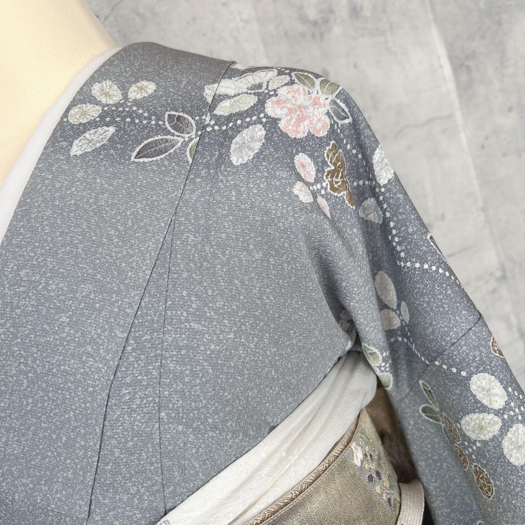 訪問着フルセット　辻ヶ花　着物　正絹　水色　華やか　入学式　卒業式