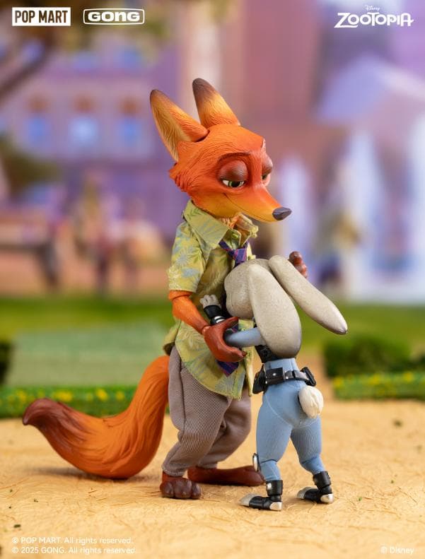 【GONG Studio】新品 正規品 ズートピア ニック＆ジュディ フィギュア