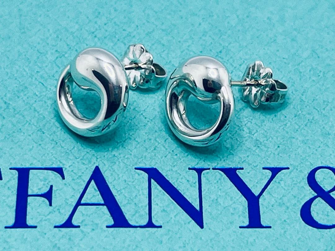 c874 美品　ティファニー　エターナルサークル　ピアス　シルバー　925