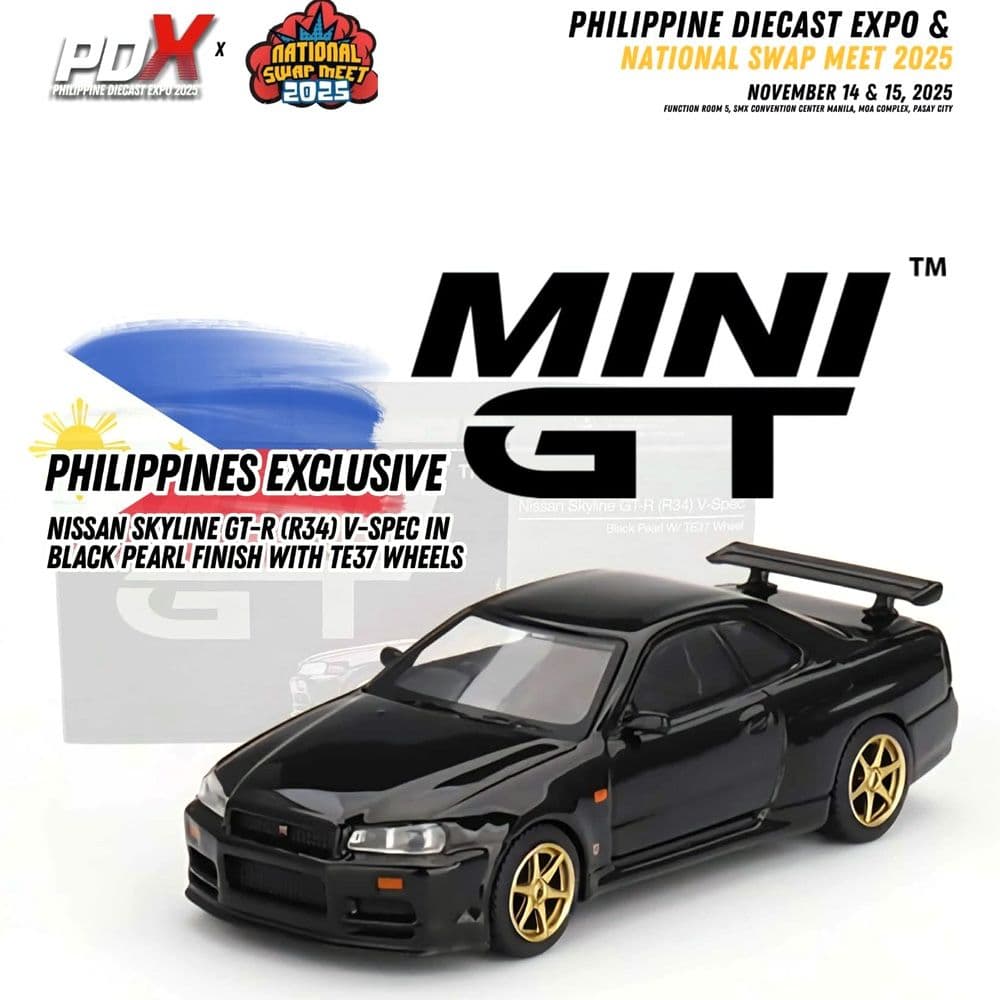 MINI GT Nissan スカイライン GT-R(R34) V-SPEC