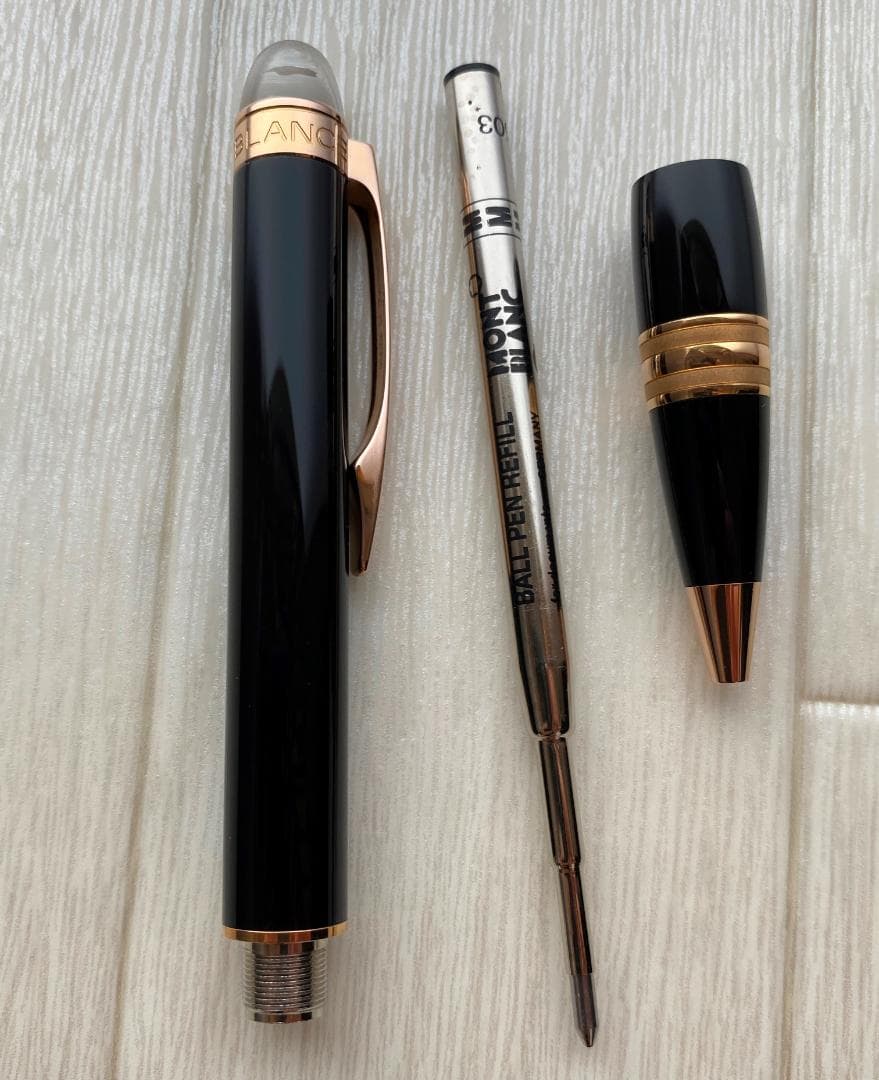 美品 モンブラン スターウォーカー レッドゴールド ボールペン ドイツ製