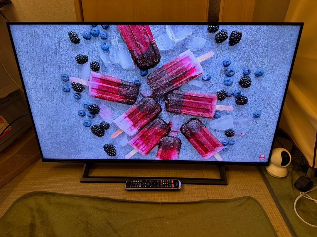 美品！ハイセンス hisense 43型　4Kテレビ 43E6800　19年製