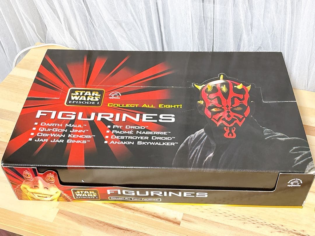 スターウォーズ エピソード1 フィギュア8種×6セット　店頭ディスプレイボックス