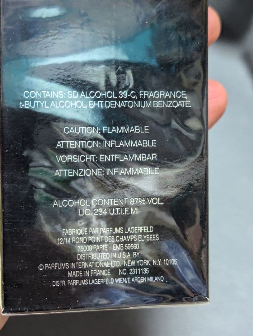 希少ラガーフェルドフォトオードトワレ125mlスプレー