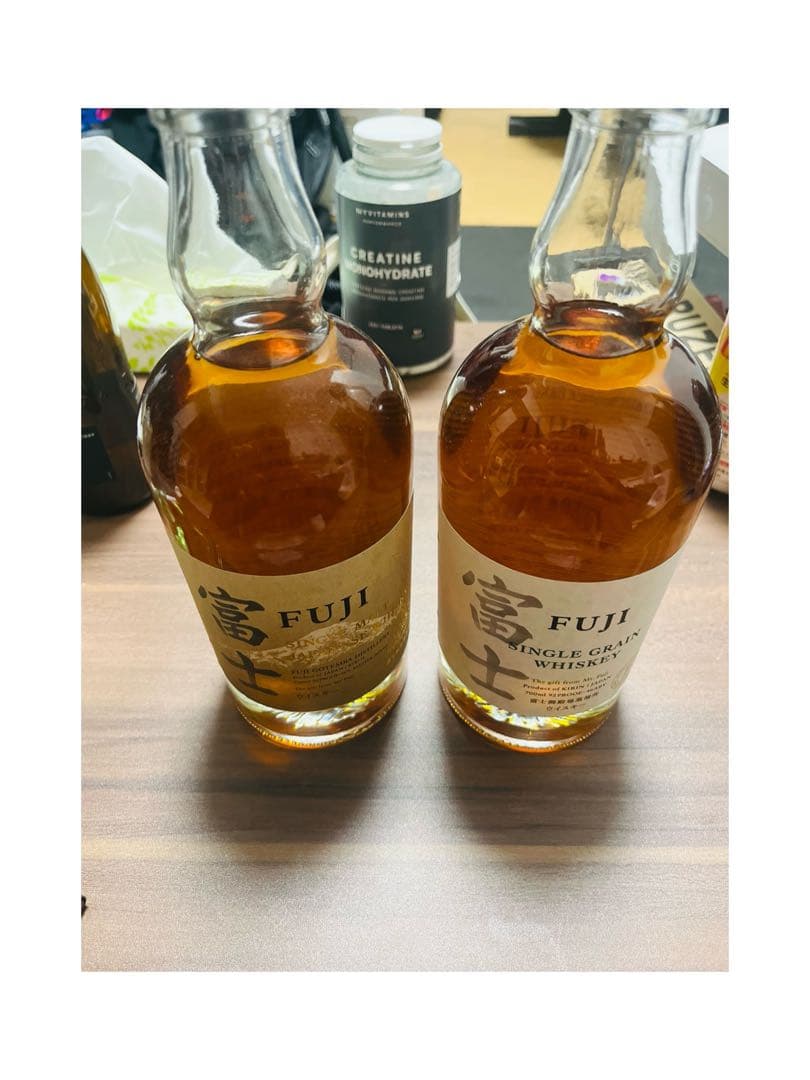 富士 シングルモルト、シングルグレーンウイスキー 2本セット