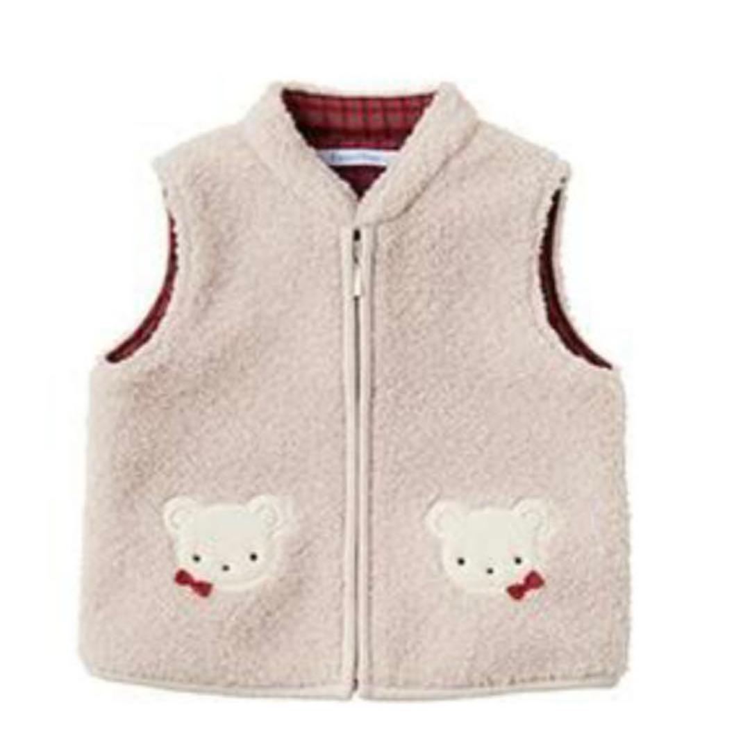 最終お値下げfamiliar アウター 80サイズ　ベスト　未開封