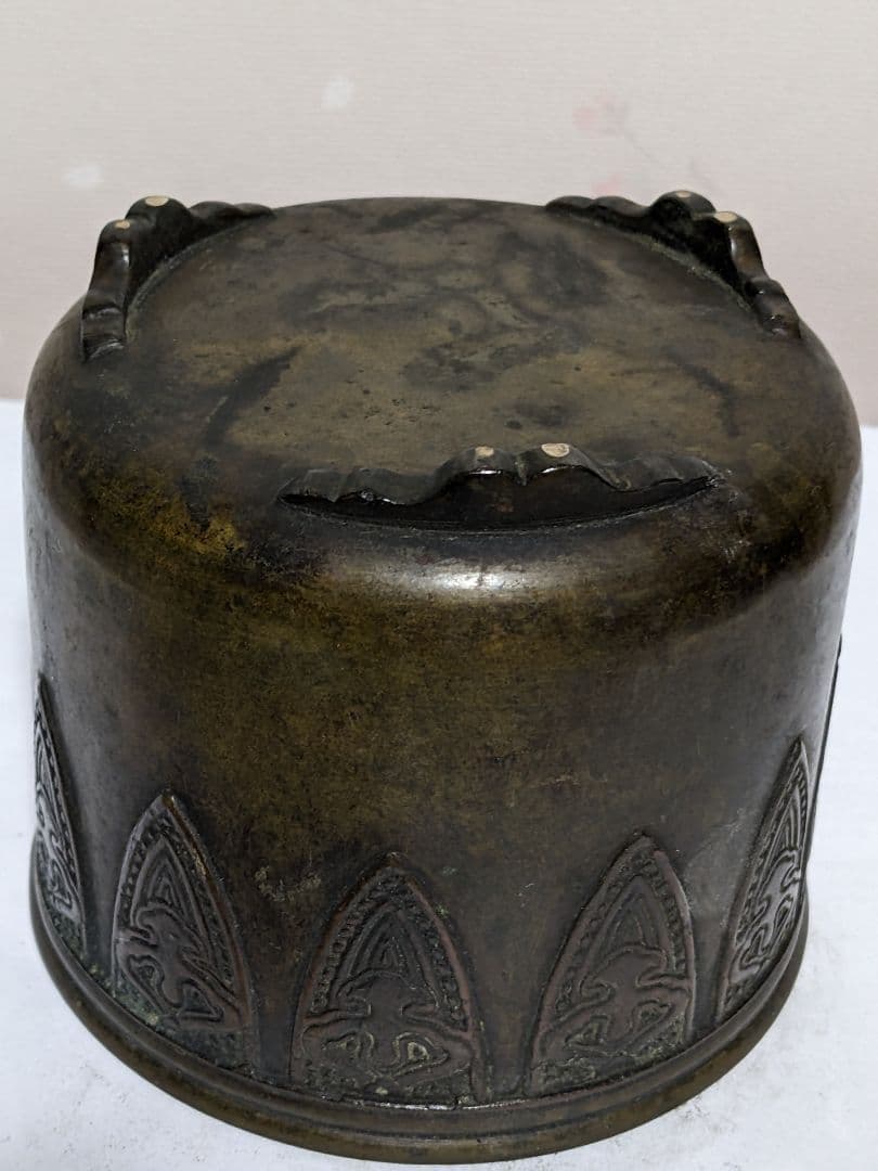 ♦江戸 幕末 明治初期 三ツ足 香炉 火入 銅器 銅製 真鍮 唐銅 唐金 骨董品