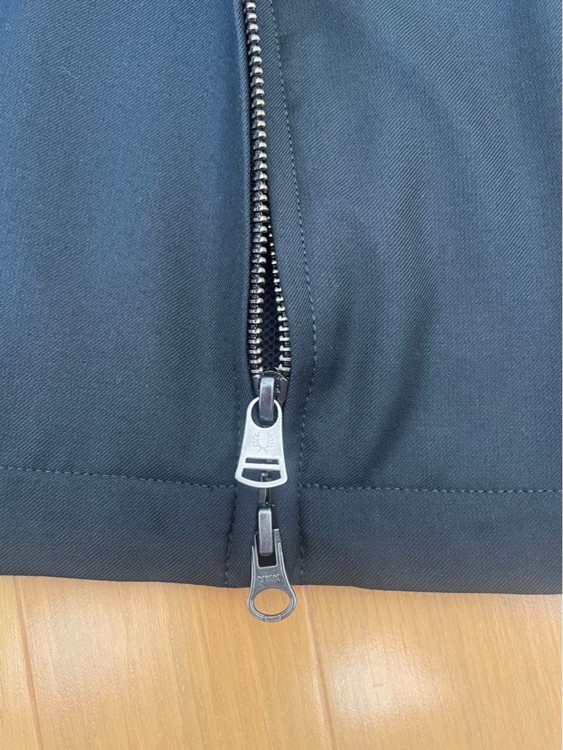 FRED PERRY フレッドペリー ショートハリントンジャケット S ブラック