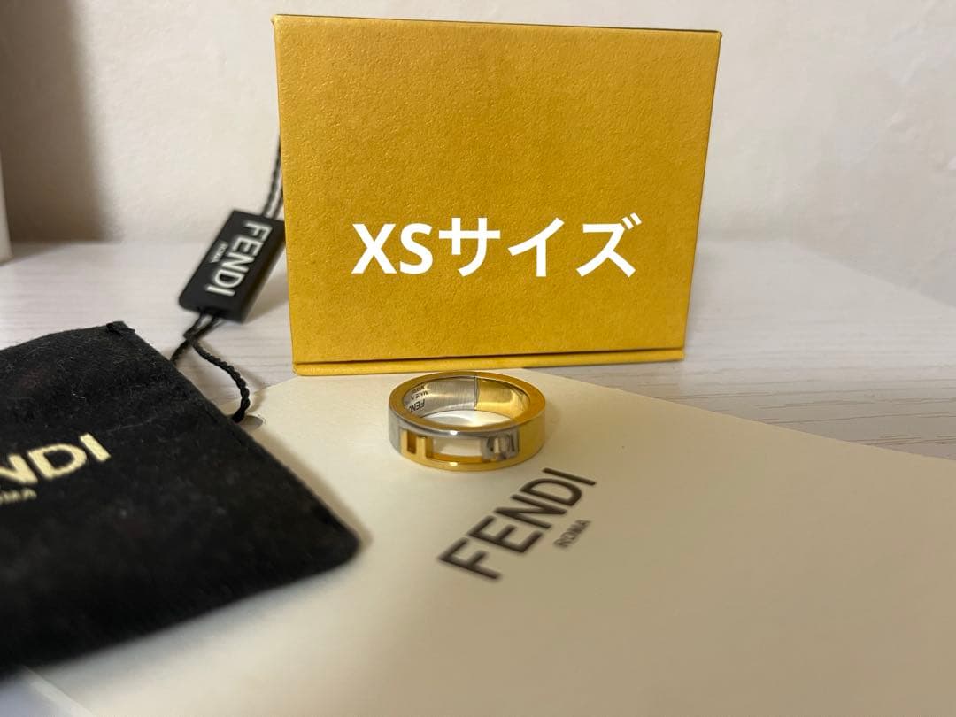 FENDI ストライプ リング XS