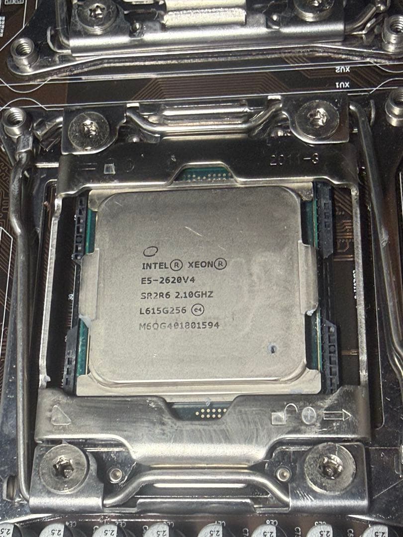 ⭐︎値下げ⭐︎X99 デュアルCPUマザーボードXeon E5 2620V4×2