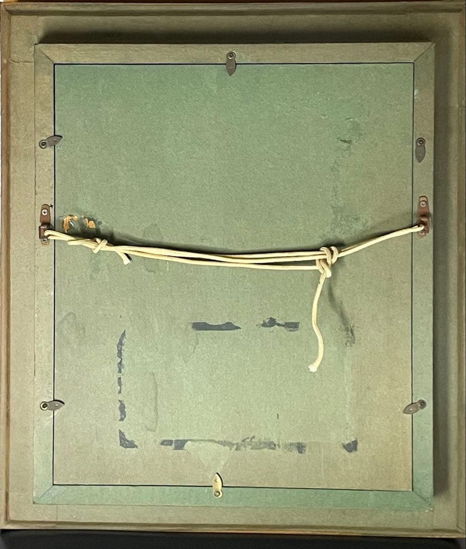 中川力　真作「ばら」 油彩3号　薔薇図傑作　表サイン　裏面に題名・署名