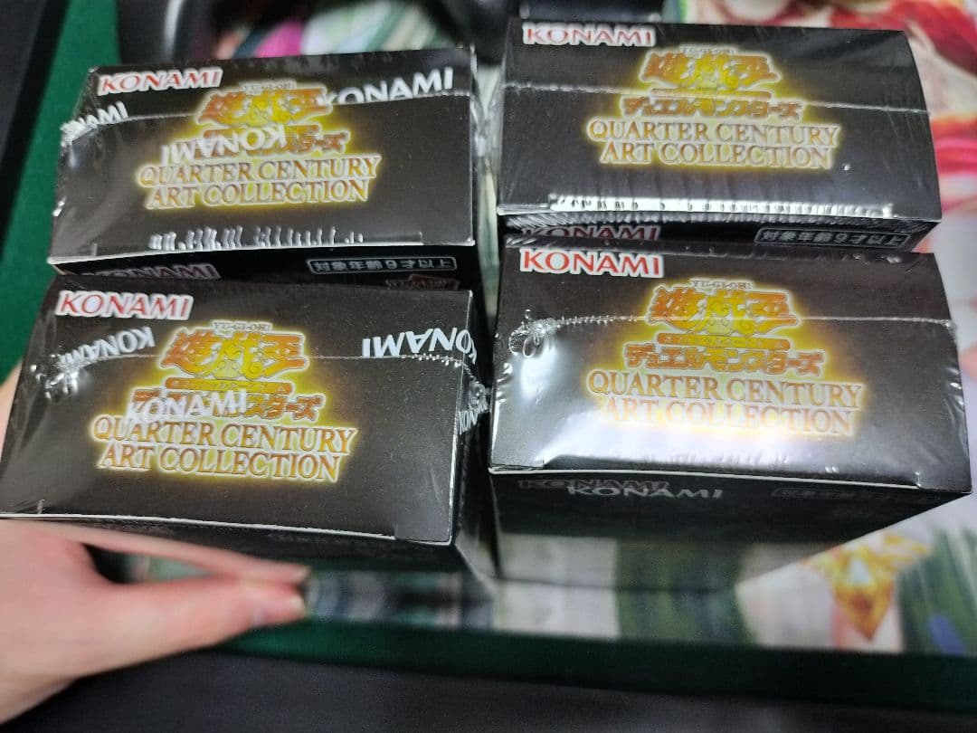 遊戯王 QUARTER CENTURY ART COLLECTION 未開封4箱
