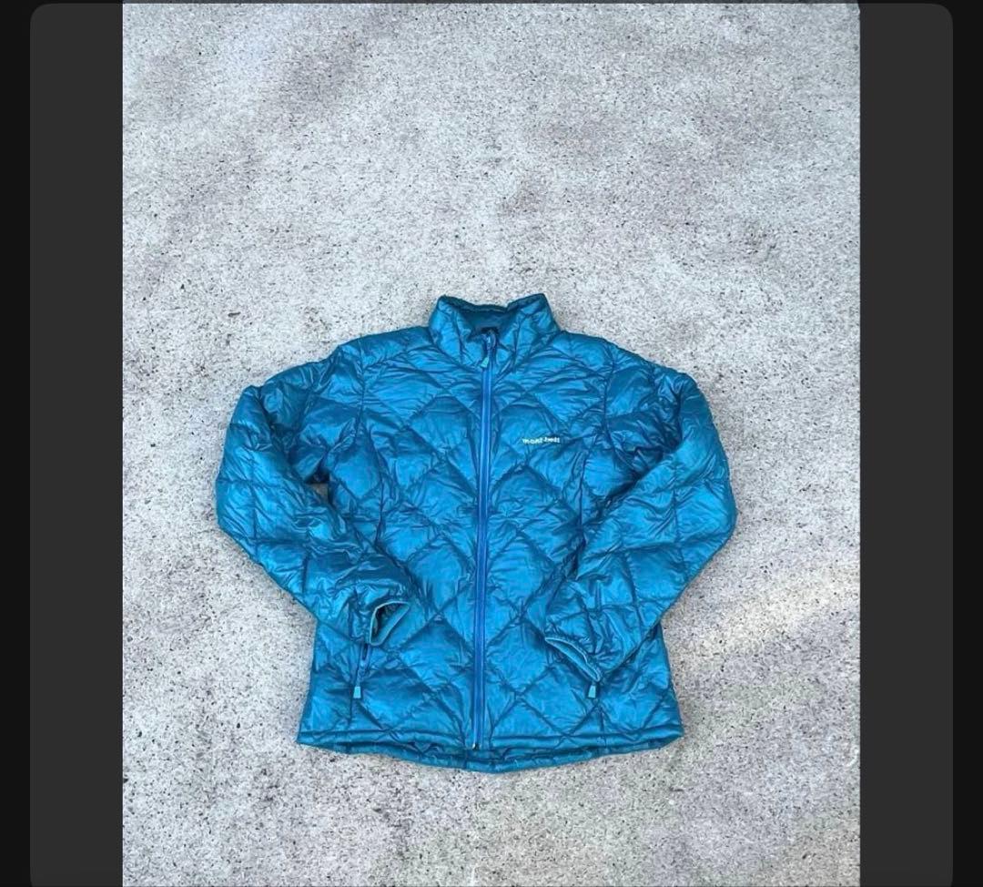 スペリオダウンジャケット　mont-bell ブルー