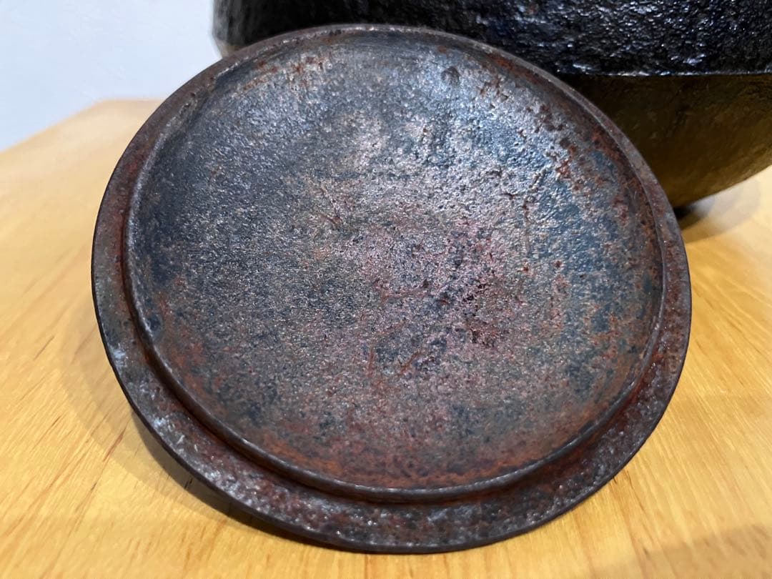 本番盛岡 薫山 南部鉄器 鉄瓶 平丸型 雲龍 1.6リットル